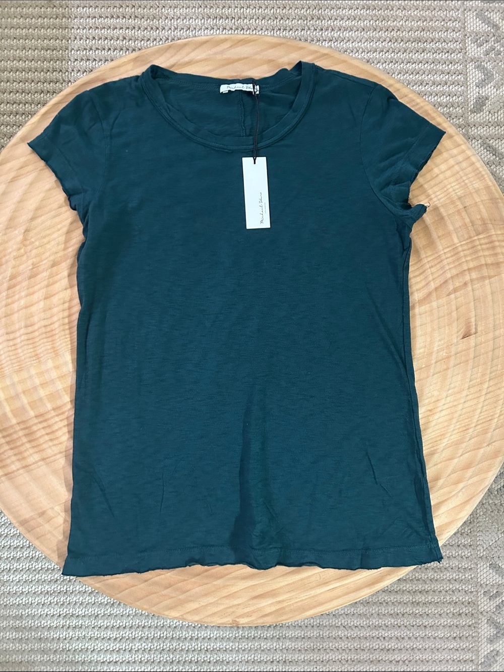 Michael Stars Short Sleeve Crew Tee in Deep Teal